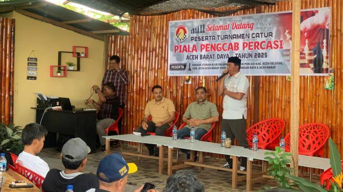 Turnamen Catur Pengcab Percasi Aceh Barat Daya