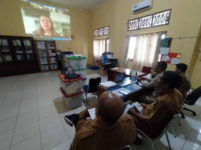 Rapat Monitoring dan Evaluasi Bersama KPK RI mengenai Desa Anti Korupsi